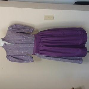 colonial dress and apron set amish menonite